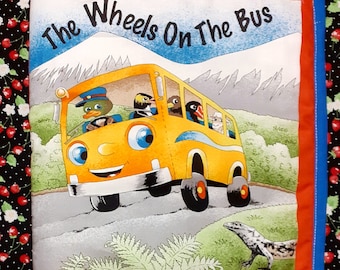 Soft book/Cushion. The Wheels On The Bus.