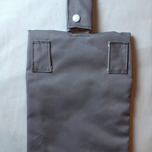 Embroidered catheter leg bag cover pocket . 画像 3