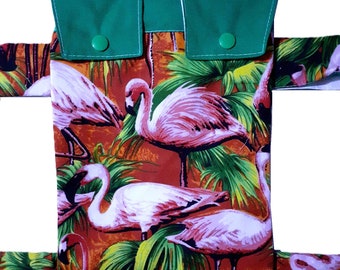 Flamingos.. Catheter leg bag cover + variations.
