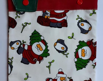 Santa and pine tree. Catheter leg bag cover (+ options)