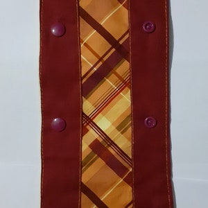 Catheter leg bag cover. Geometric pattern. Tube cover