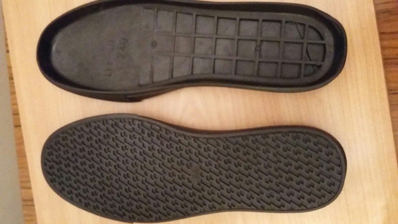 Pair of Thermoplastic rubbers (TPR) soles. image 2