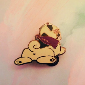 Pug - Cute Dog Pin | Hard Enamel Pin | Dog Lover Gift