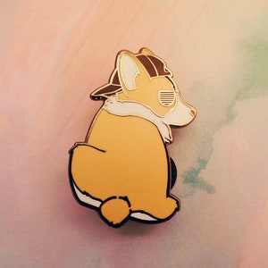 Corgi - Cute Dog Pin | Hard Enamel Pin | Dog Lover Gift