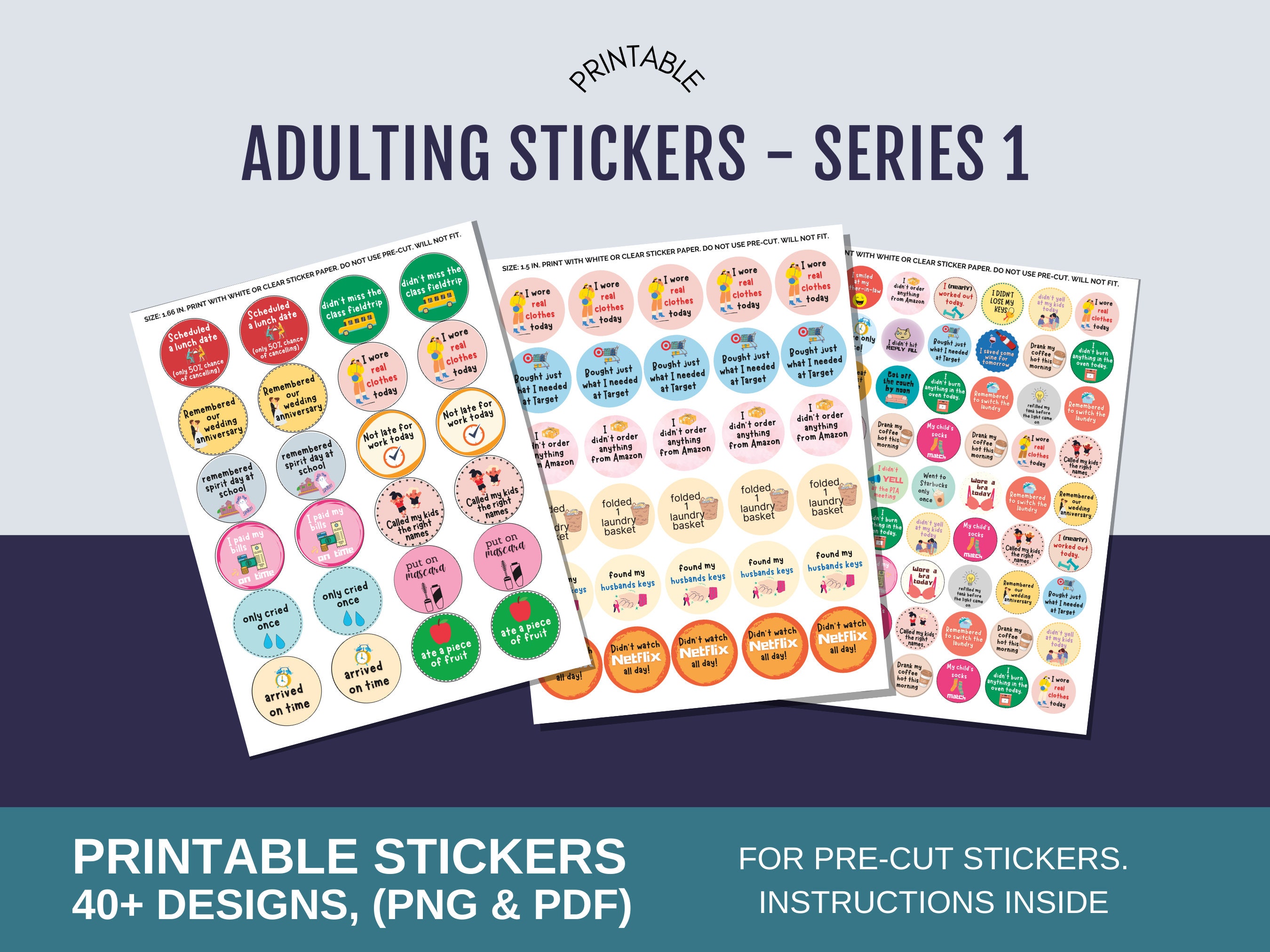 Planner Stickers for Mom's Self Care