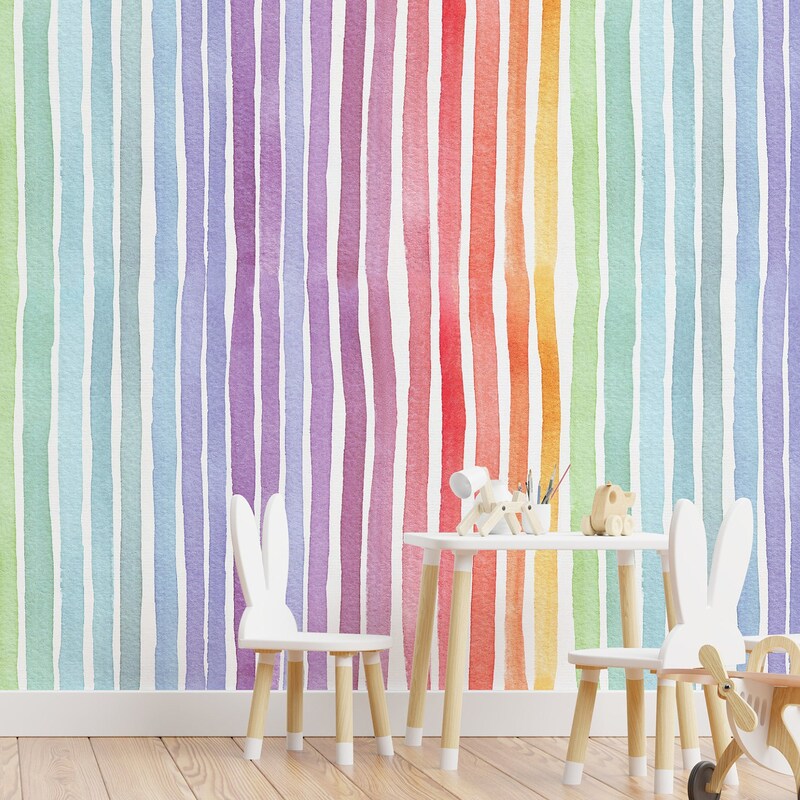 Playroom Wallpaper - Etsy