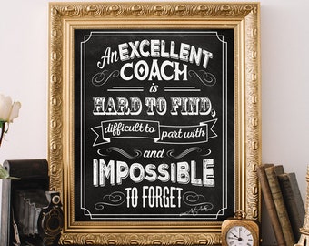 Thank you Gift for Coach PRINTABLE, Coach Goodbye gift, Coach Appreciation, Coach going away, Farewell Gift Coach Retirement DIGITAL PRINT