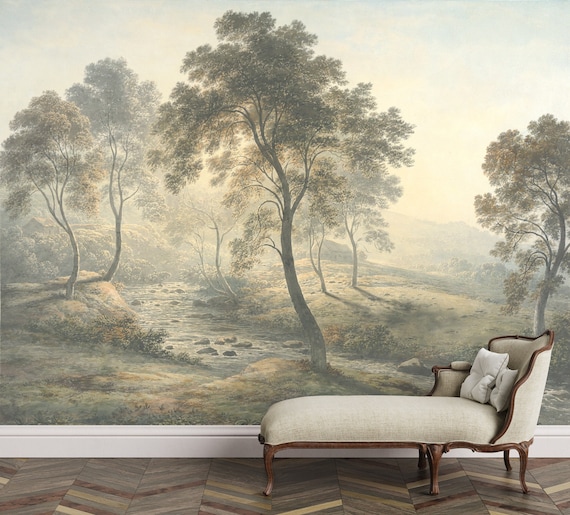 25 Scenic Landscape Wallpaper Murals Beautiful Vintage Art and Realistic  Nature  Abbotts At Home