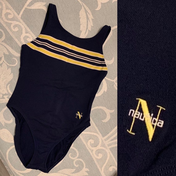 1990s Nautica One Piece Swimsuit Made in USA - image 1