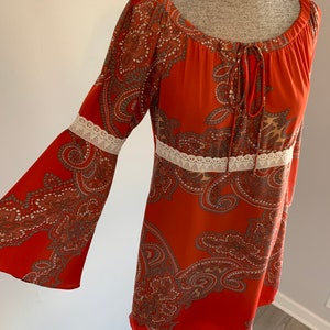 voom by joy han silk dress Voom by Joy Han Silk dress with gold chain motif