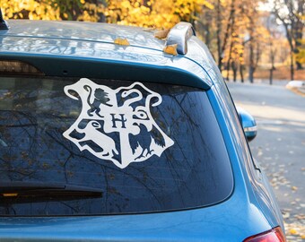 This Car Is A Portkey Harry Potter Vinyl Decal Sticker Hogwarts Window Car 