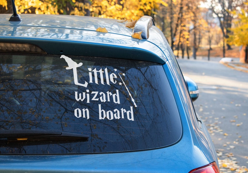 Little wizard on board Vinyl Decal Sticker Car Window Lick