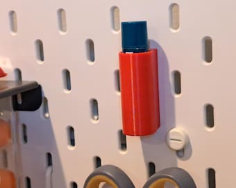 IKEA Skadis Chapstick Holder: Lip Balm Pegboard Storage