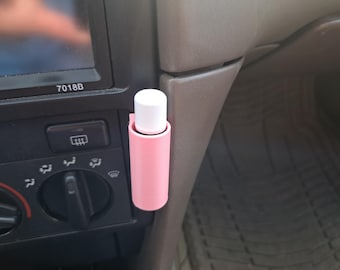 Chapstick Holder for Car and Flat Surfaces - Lip Balm Holder with 3M Command Strip Included