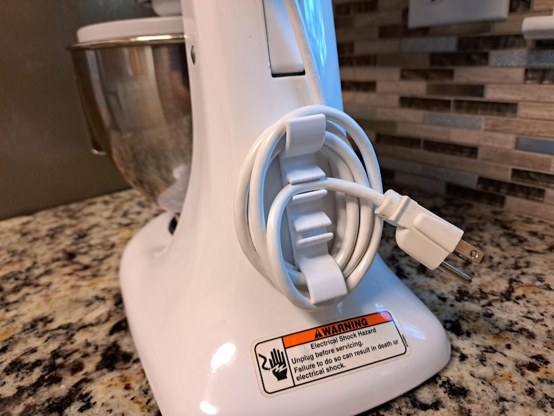 KitchenAid Cable Holder, Cord Organizer For Your KitchenAid Mixer, Works With Other Kitchen Appliances