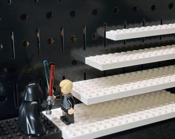 Wall Control Mini-Figure Build Plates | 4 Size Options For Brick Figures & Mini-Builds
