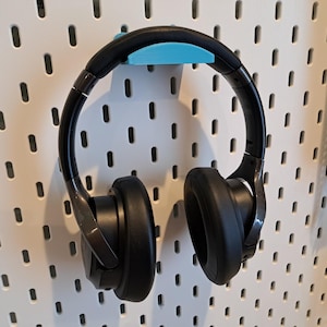 IKEA Skadis Headphone Holder, Skadis Accessories, Ikea Pegboard Headset Holder