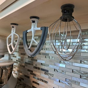 KitchenAid Attachment Holder,  Maximize Your KitchenAid Storage, Easy Kitchen Organizer, 3 Pack With Hardware