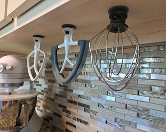 KitchenAid Attachment Holder,  Maximize Your KitchenAid Storage, Easy Kitchen Organizer, Includes Hardware