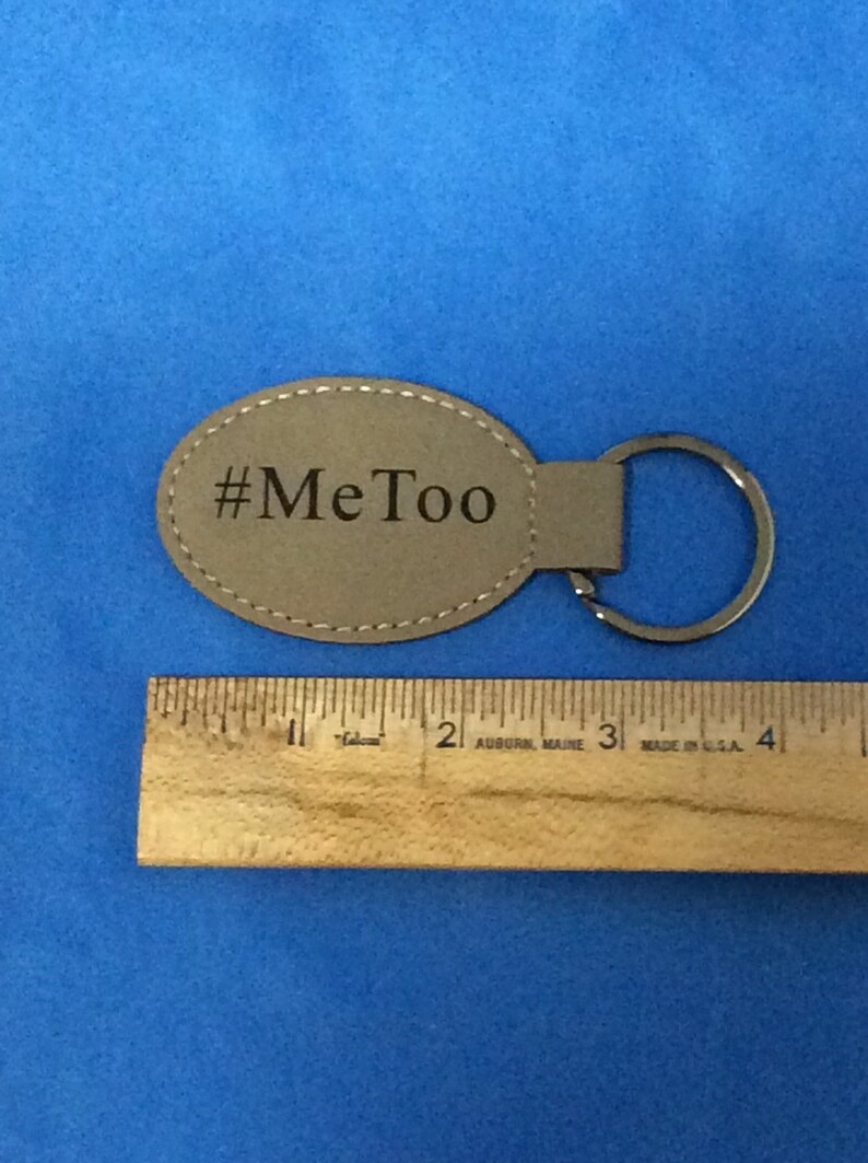 This is a #metoo Movement and Personalized Name Leatherette Lasered ...
