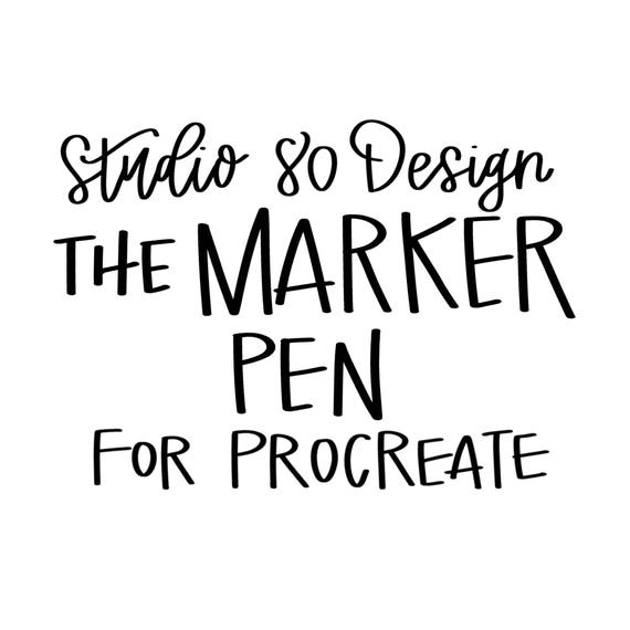 marker pen procreate