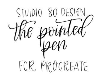 Procreate "The Pointed Pen" by Studio 80 Design