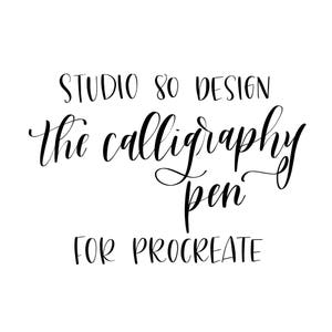 Procreate "La penna calligrafica" di Studio 80 Design