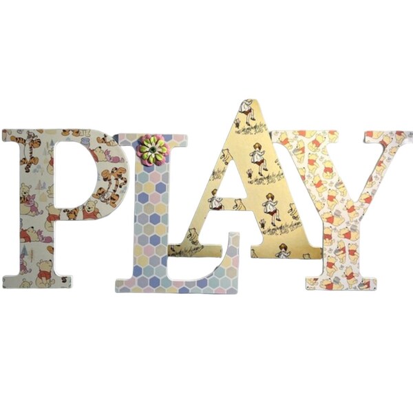 Play Letters Etsy
