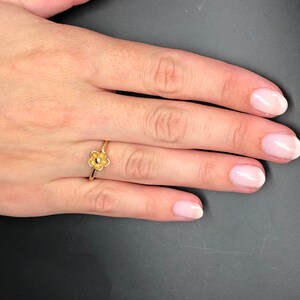 Blumen Ring 18karat Roségold Bild 7