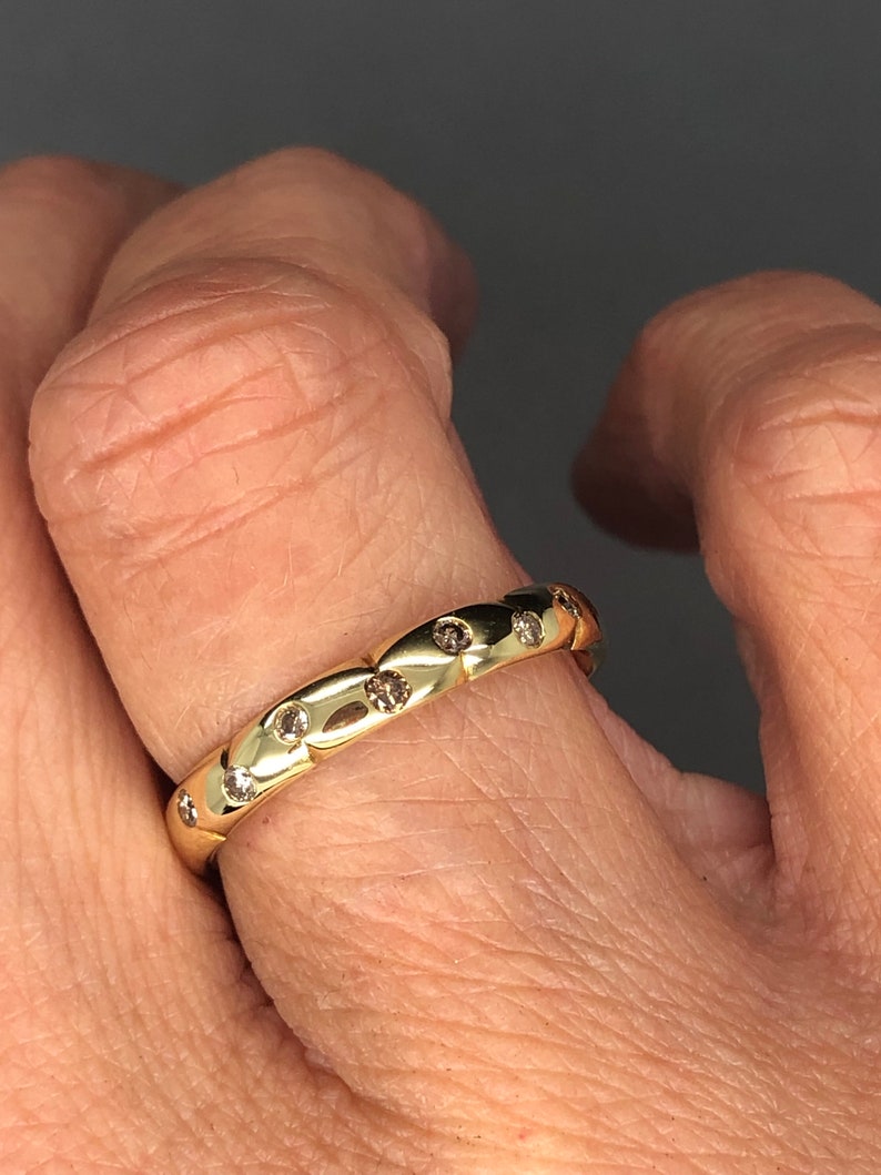 18K Gold Ring mit Diamanten Nature Bild 1