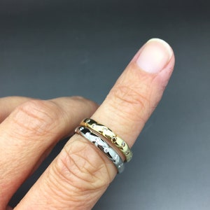 18K Gold Ring mit Diamanten Nature Bild 9