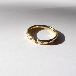 18K Gold Ring mit Diamanten Nature Bild 8