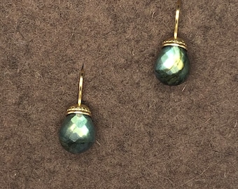 Labradorite earrings