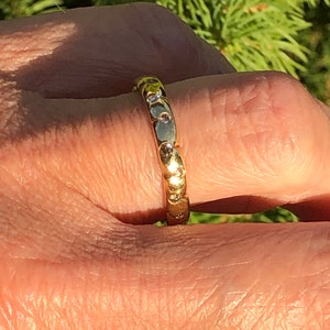 18K Gold Ring mit Diamanten Nature Bild 4