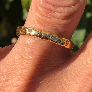 18K Gold Ring mit Diamanten Nature Bild 5