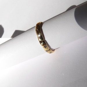 18K Gold Ring mit Diamanten Nature Bild 6