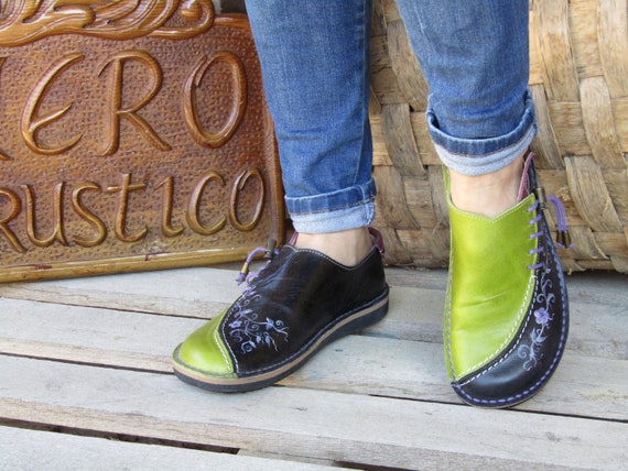 Colourful hotsell leather shoes