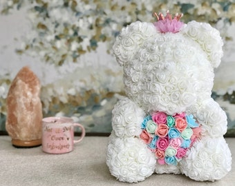 rose bear 14 inch