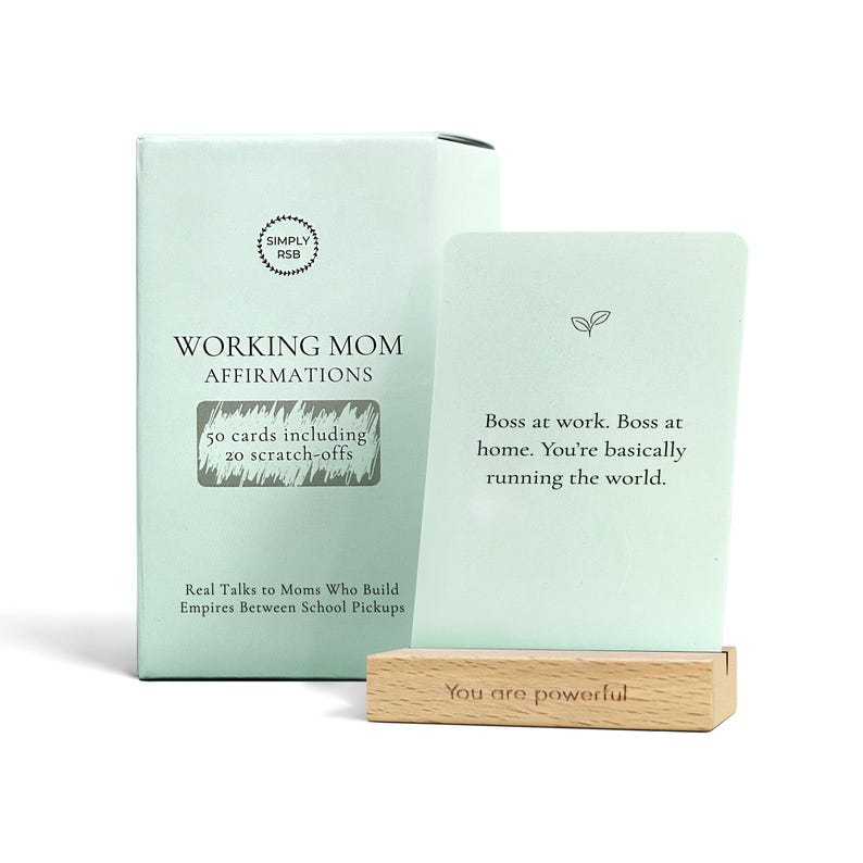 Working Mom Affirmation Cards 