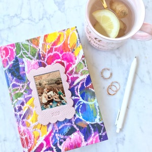 Fujifilm Instax Mini Picture Frame | Sticker and Magnet Dual Use Frames (2 pink frames)