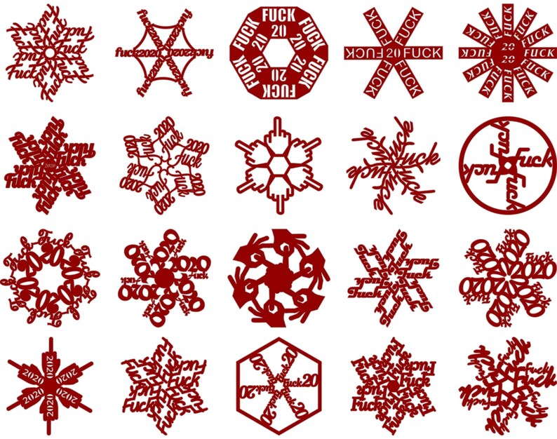 Download Fuckflake 2020 ornement svg Christmas Covid Ornament ...