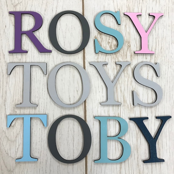 toy boxes with names