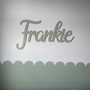 Plaque nominative en bois personnalisée - Plaque murale petite à très grande, plaque pour chambre d'enfant