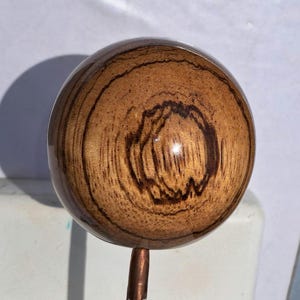 Custom Handmade  knob, Solid Zebra Wood Knob, Custom fit manual or auto. shifter,  knob #007_37 (you must text me about your vehicle.)