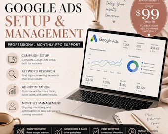 Google Ads Setup and Monthly Management Service for Small Businesses