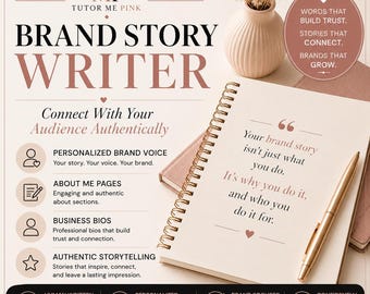 Professional Brand Story and About Me Page Writing Service