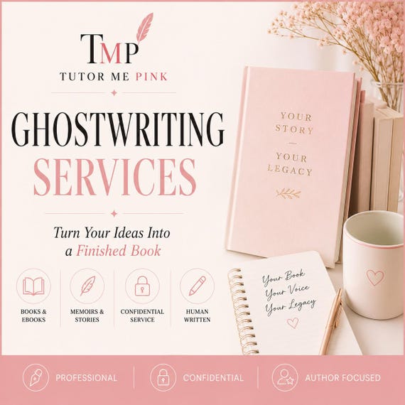 Professional Ghostwriting Services to Help You Become an Author (Human Written)