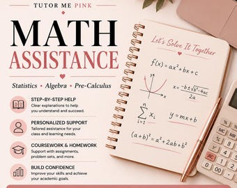 Math Assistance for Statistics Pre Calculus Algebra and More