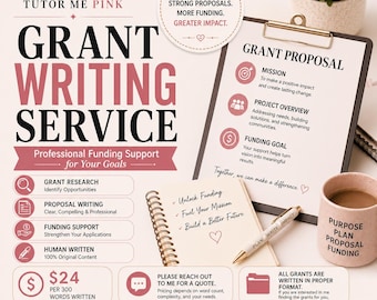 Grant Writer for Funding Applications Proposals and Research