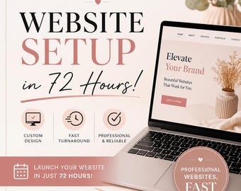 Shopify & WordPress Website Setup in 72 Hours | Custom Ecommerce Store Design | Professional Website Development